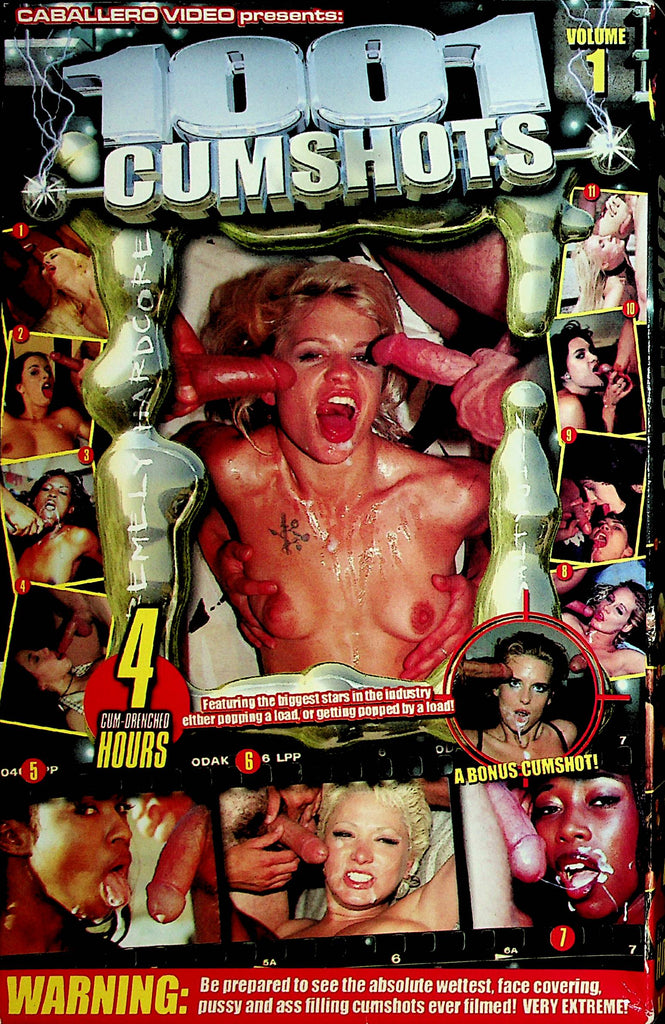 1001 Cumshots VHS  vol.1  4hrs  XXX  Caballero Video  2000    111521lm-dm3