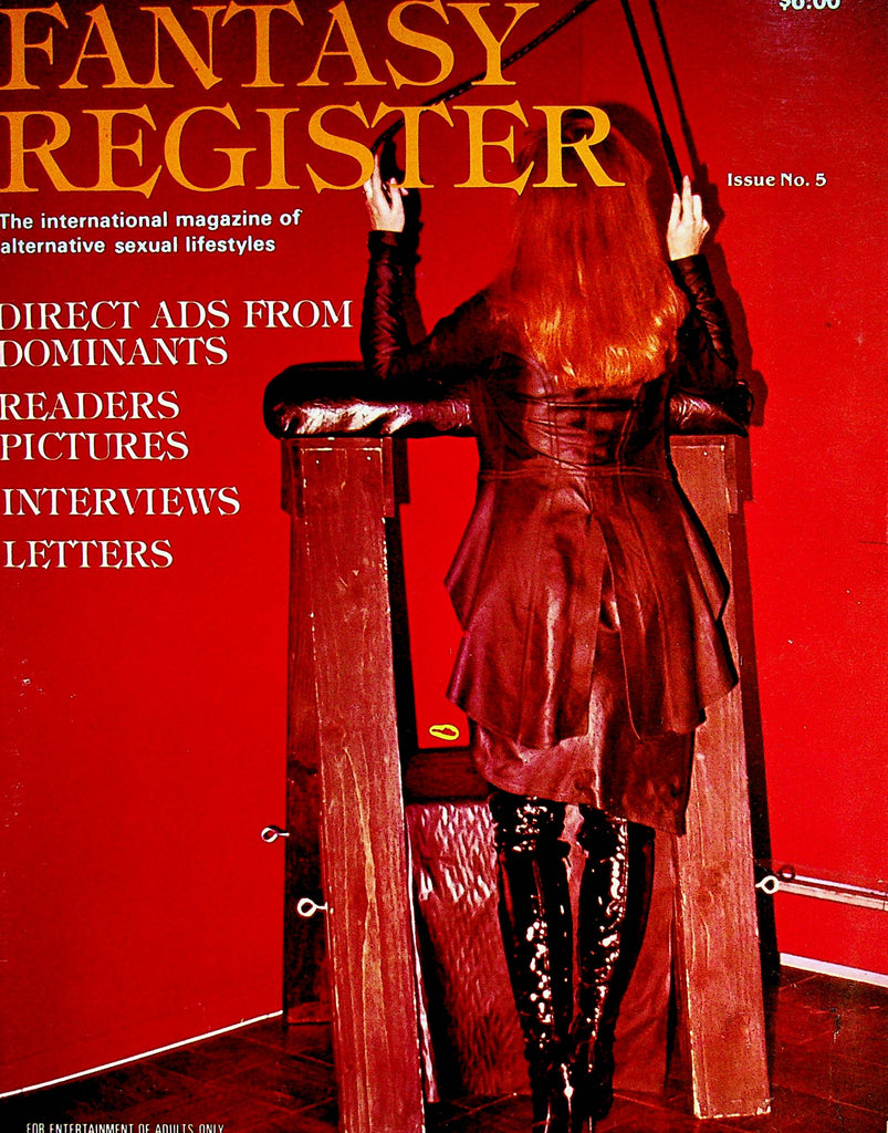 Fantasy Register Fetish Contact Magazine  #5  1983   062822lm-p