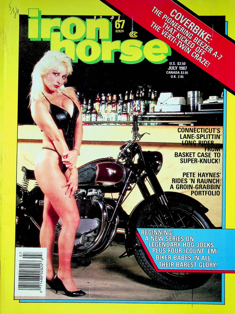 Iron Horse Magazine Pete Haynes & The Pioneer Beezer A-7 July 1987 070722RP