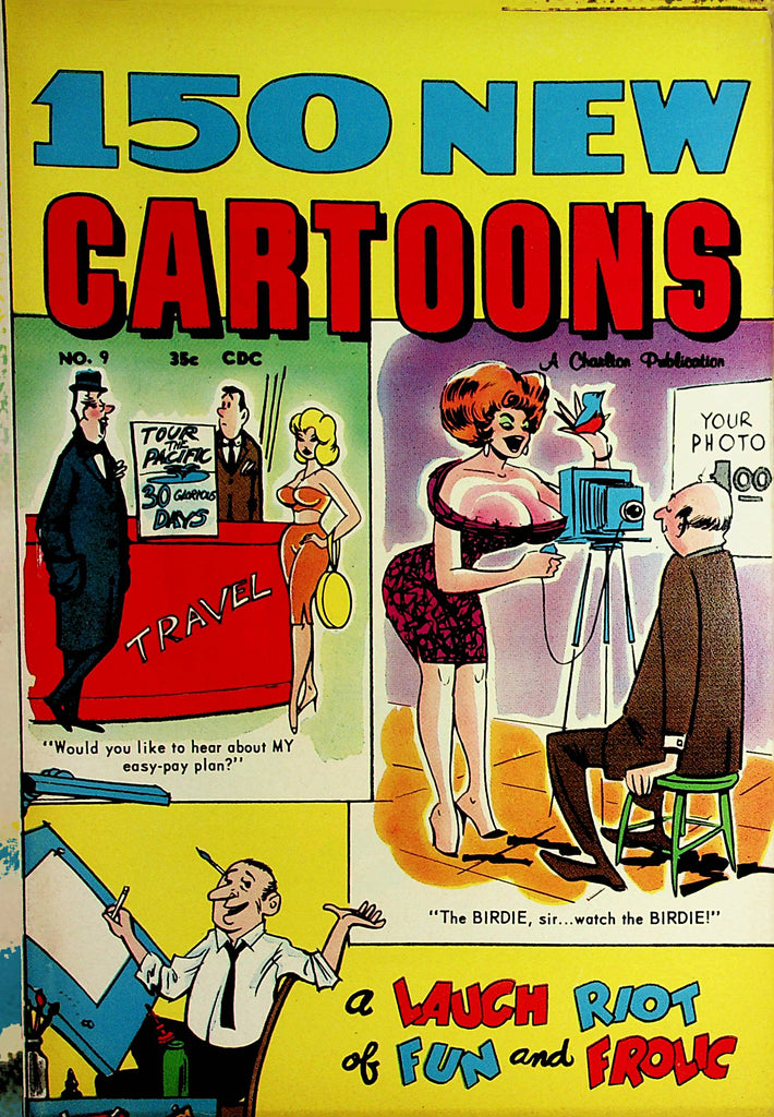 150 New Cartoons Vintage Magazine  Laugh Riot Of Fun And Frolic  #9  Summer 1965    100421lm-dm