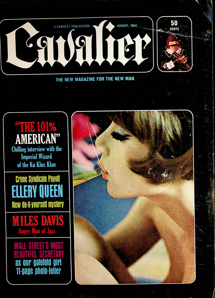 Cavalier Busty Vintage Magazine   Centerfold Girl Darlene  August 1964    080822lm-p4