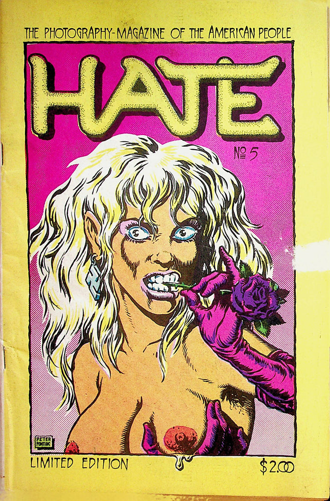 Hate Newspaper Magazine  The Shave Goes On  #5 1970's  Limited Edition  092022lm-p