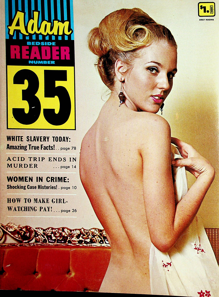 Adam Bedside Reader Magazine  How To Make Girl-Watching Pay #35 1968   013122lm-dm