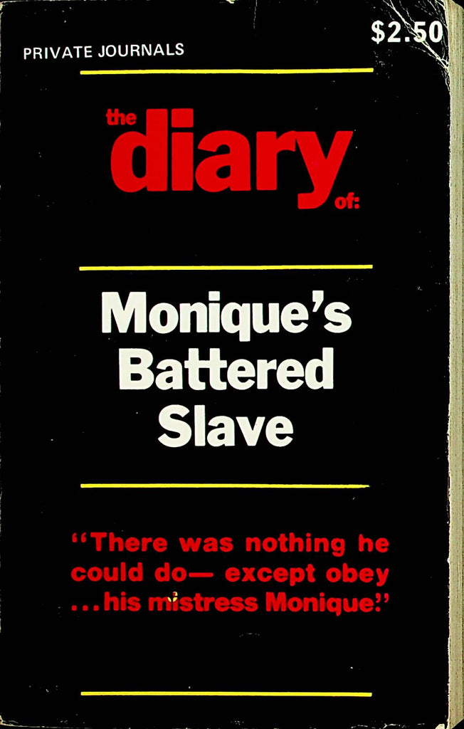 The Diary Of: Monique's Battered Slave Novel  1978 Star Distributors     110721lm-dm