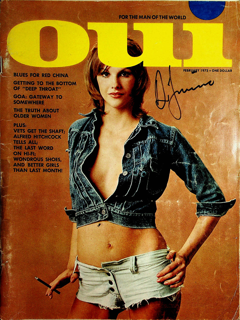 Oui Magazine  Getting To The Bottom Of "Deep Throat" Signed  February 1973   081320lm-sh