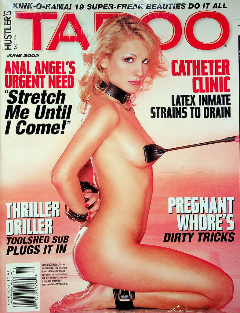 Hustler's Taboo Magazine Anal Angel & Catheter Clinic June 2002 121922RP