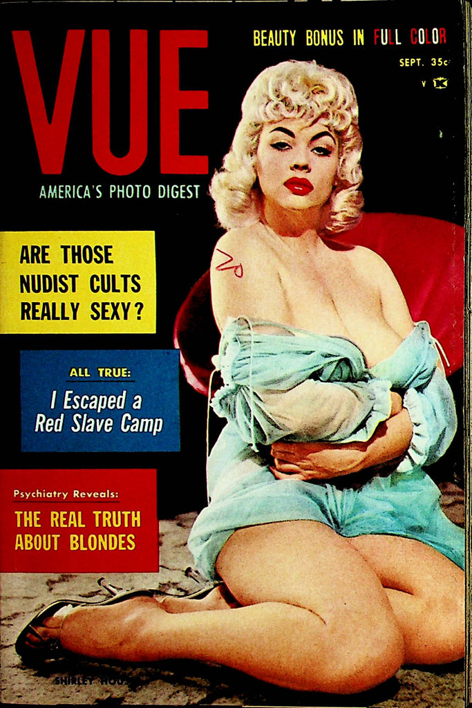 Vue Vintage Digest Covergirl Shirley Houser / Candy Barr  September 1958    110221lm-dm