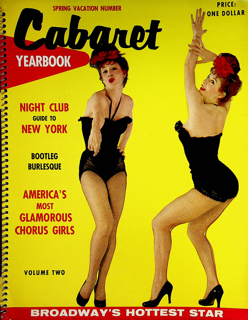 Cabaret Busty Vintage Magazine  Covergirl Gwen Verdon   Spring Vacation vol.2  1960's   122122lm-p