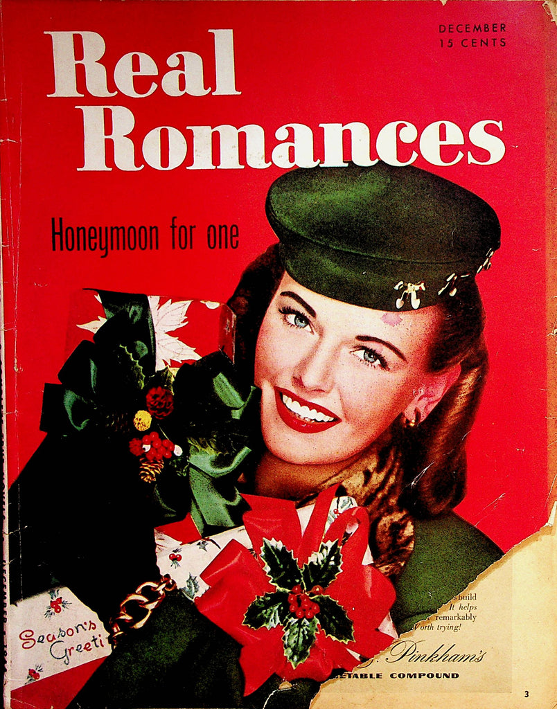 Real Romances Vintage Magazine  Honeymoon For One  December 1944    090322lm-p