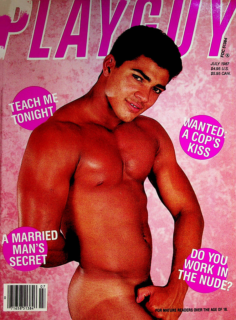 Playguy Gay Magazine   Teach Me Tonight  July 1987       080522lm-p