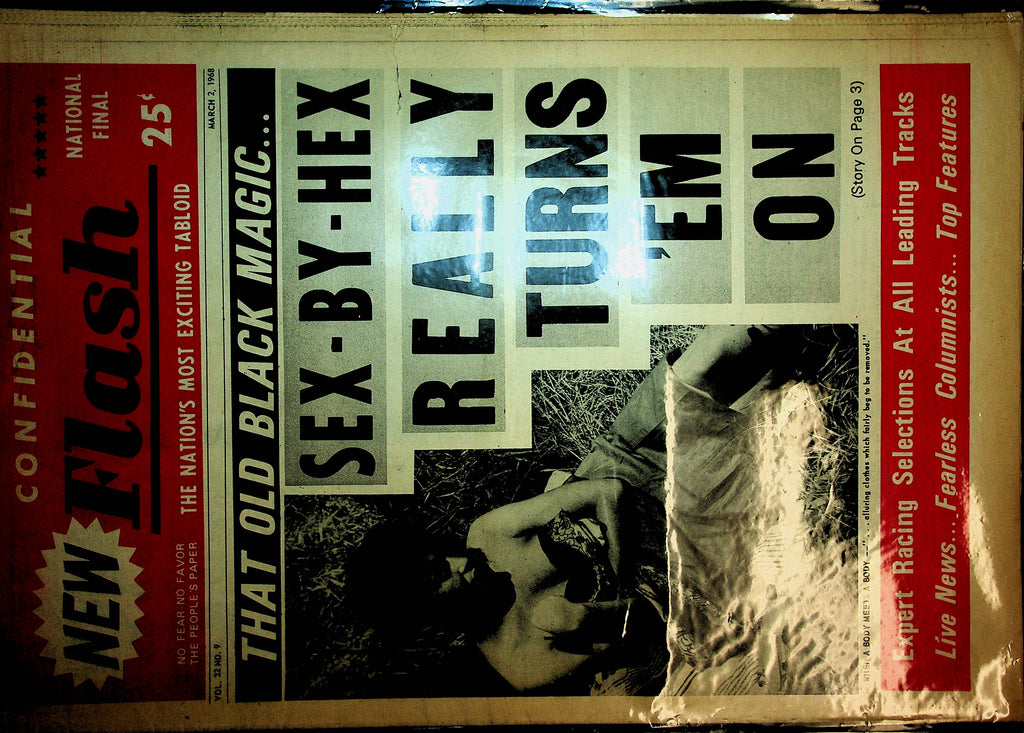 Confidential Flash Newspaper  Sex-By-Hex Really Turns 'Em On  March 2, 1968  100720lm-amsh