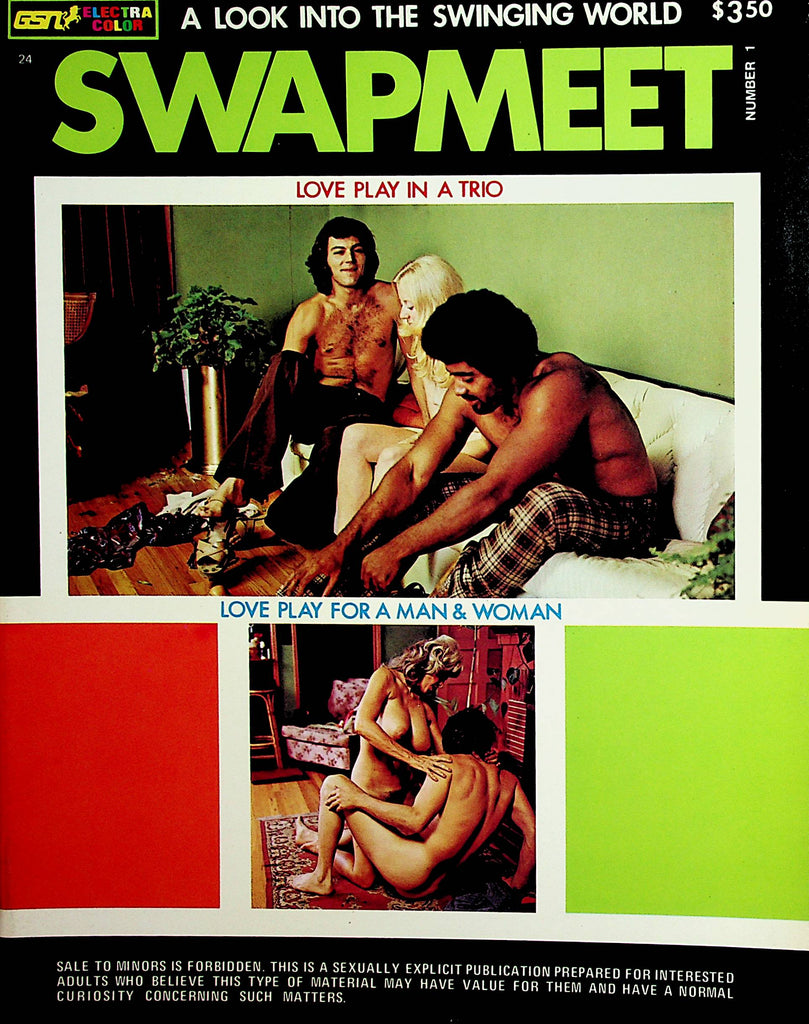 Swap Meet  Magazine  Candy Samples / Love Play For A Man & A Woman  #1 1970's  102022lm-p