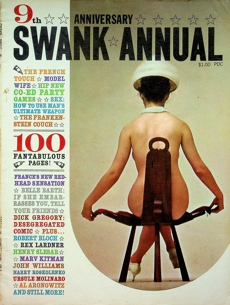 Swank Annual Magazine 9th Anniversary Dick Gregory Belle Barth 1962 072822RP
