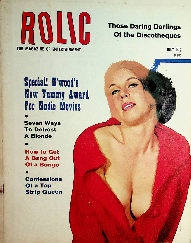 Frolic Magazine  Covergirl Hallie Tarnie  July 1966   092821lm-dm