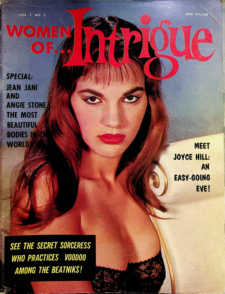 Women Of... Intrigue Magazine Jean Jani & Angie Stone Most Beautiful Bodies  vol.1 #2 1960's   022623lm-p