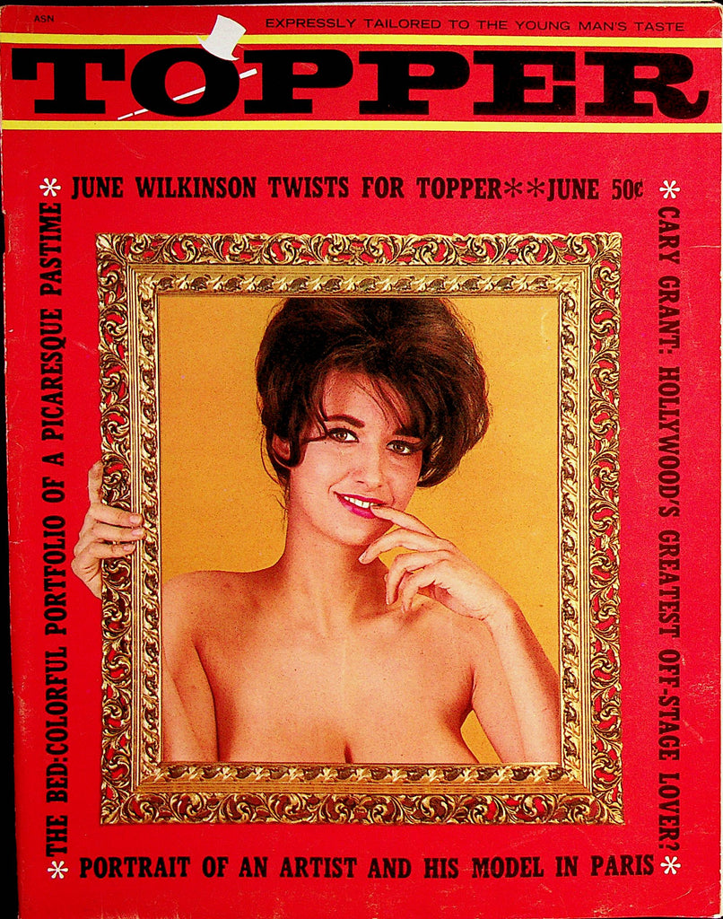 Topper Busty Magazine  Joan Brinkman / June Wilkinson  June 1962   070822lm-p