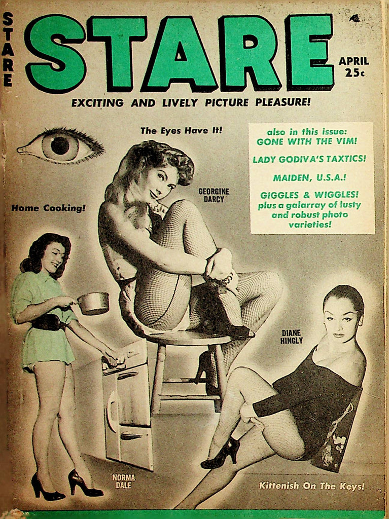 Stare Vintage Digest  Cartoons & Gals / Maria Stinger   April 1957   Humorama   032322lm-p