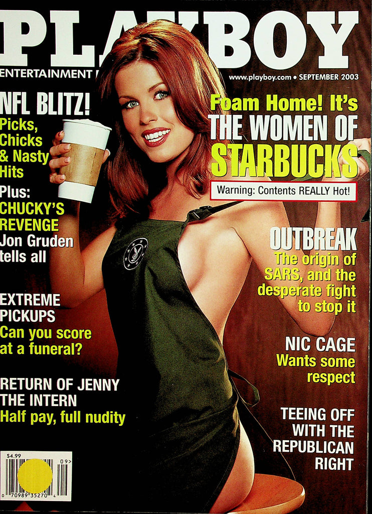 Autographed Playboy Magazine  Centerfold Luci Victoria  w/COA  September 2003     010322lm-dm