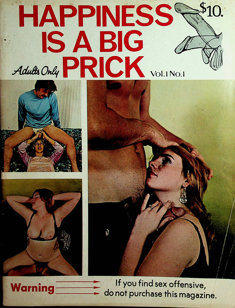Happiness Is A Big Prick Magazine   Lustful & Willing  vol.1 #1  1970's      020822lm-dp