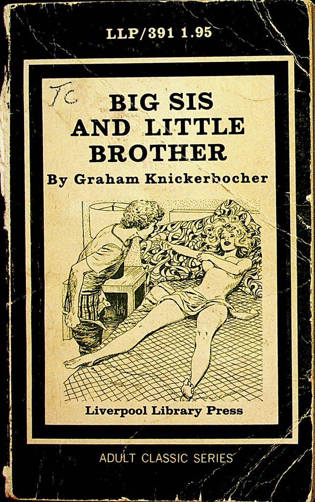 Big Sis And Little Brother Adult Novel by Graham Knickerbocher  1974 Liverpool Library  031323lm-p