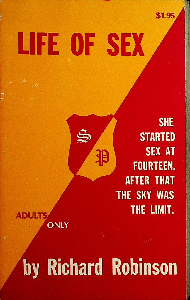 Life Of Sex Novel  by Richard Robinson  1970's   092221lm-dmB