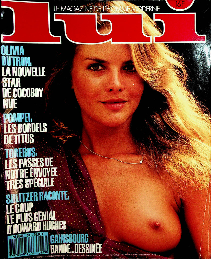 Lui French International Magazine  Olivia Dutron #283  1987    061721lm-dm2