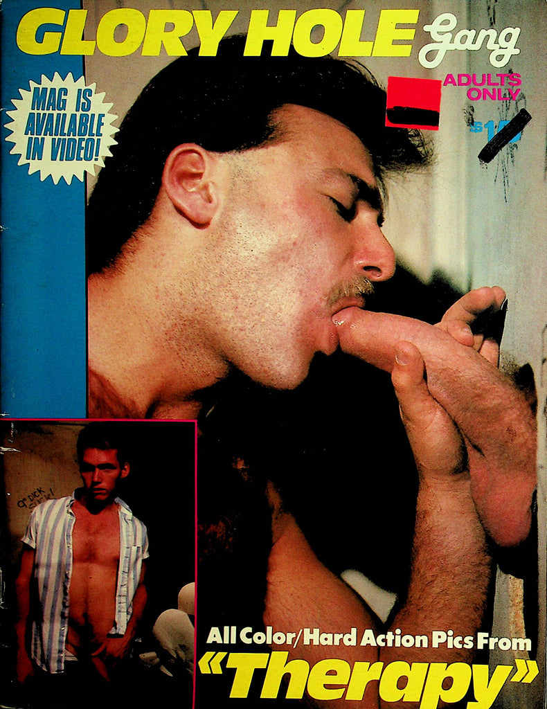 Glory Hole Gang Gay Magazine Hard Action Pics From "Therapy" 1980's     010822lm-dm2
