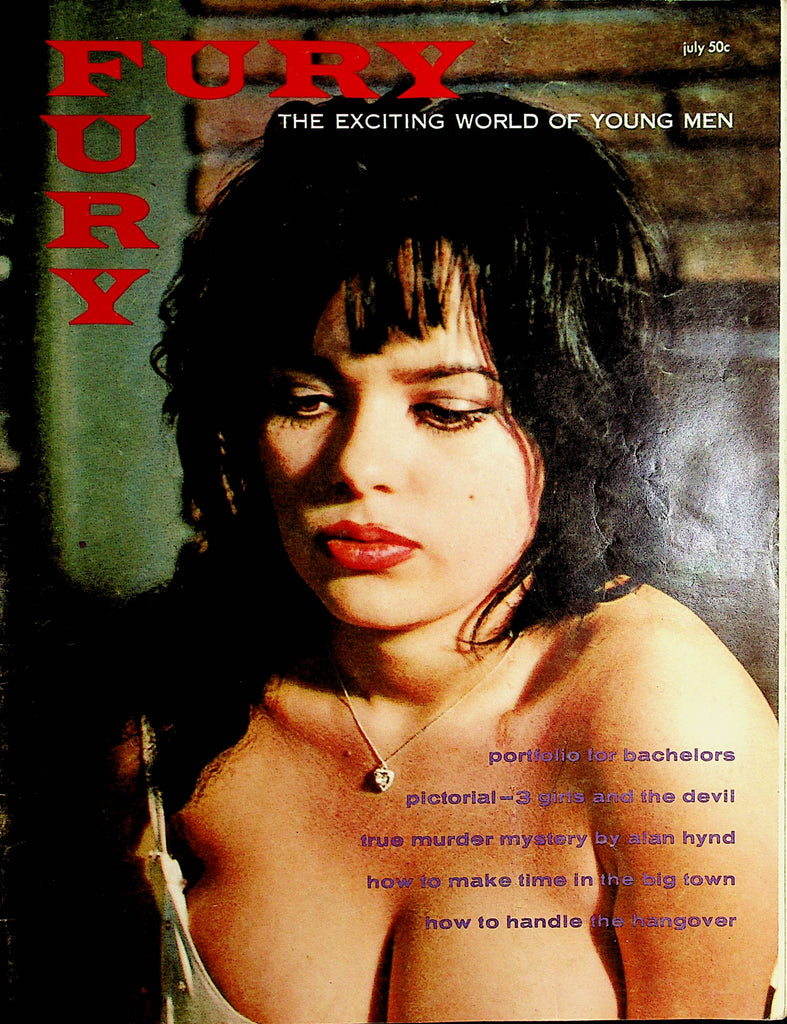 Fury Vintage Magazine  Covergirl Honey  July 1962   101121lm-dm