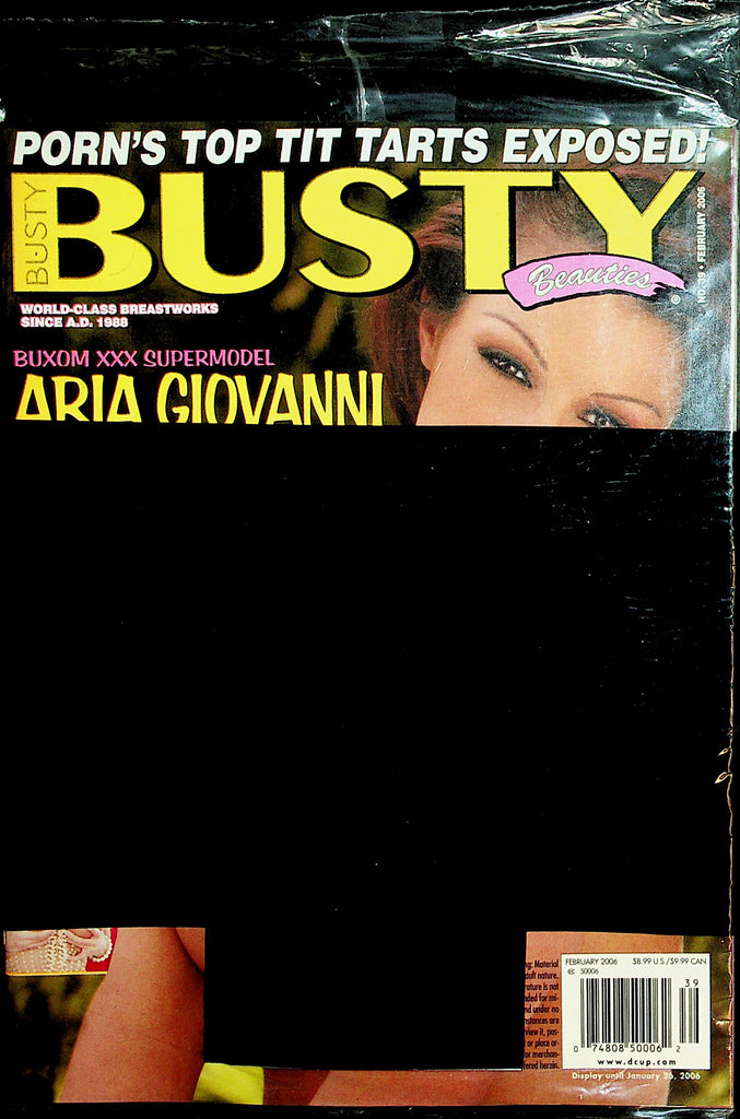 Busty Beauties Magazine  Aria Giovanni   February 2006  New    123021lm-dm