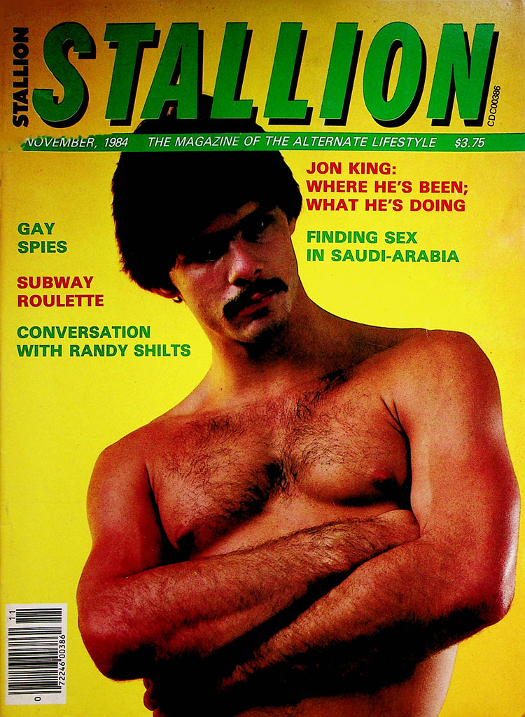 Stallion Gay Magazine  Jon King: Where He's Been  November 1984     080422lm-p2