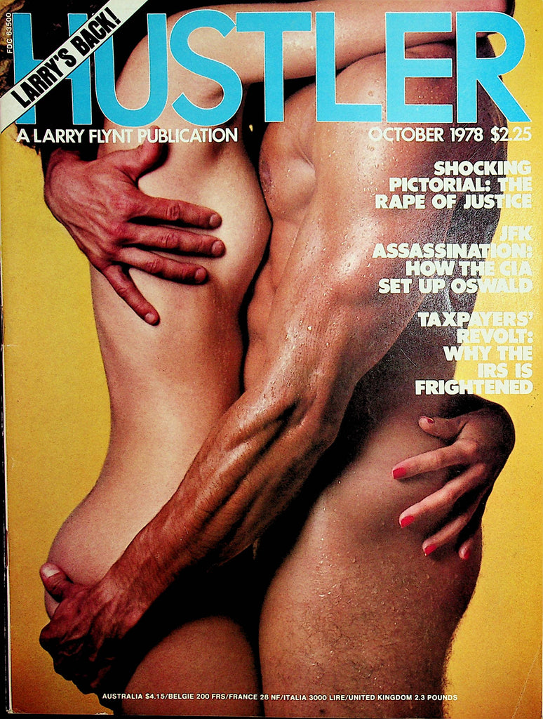 Hustler Magazine  Centerfold Girl Laura / JFK Assassination  October 1978    030922lm-p