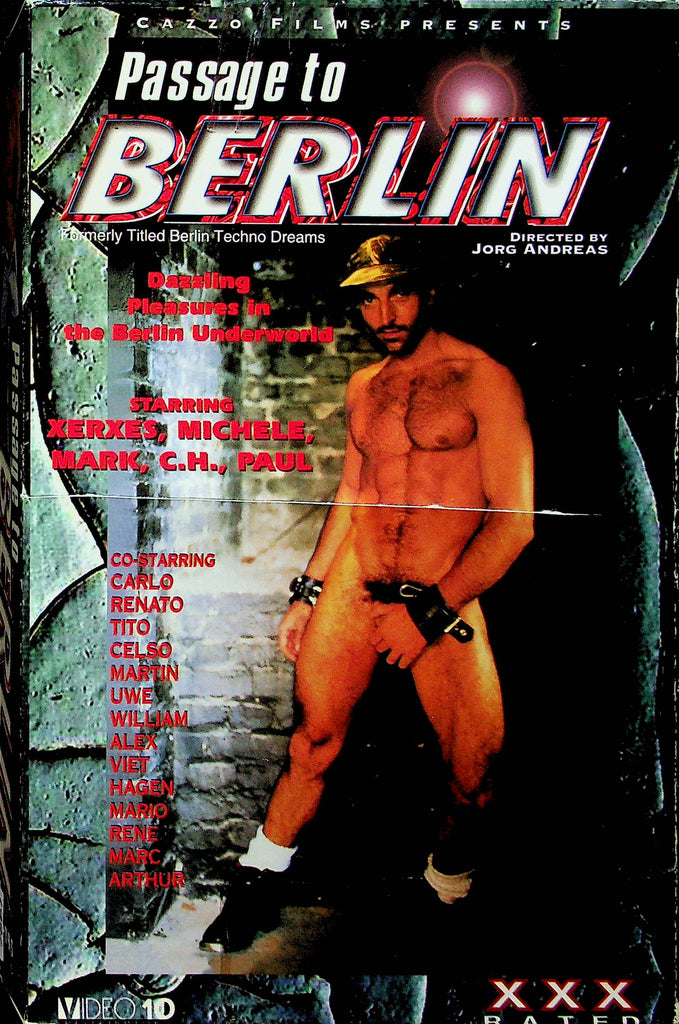 Gay Adult VHS Movie Passage To Berlin Ft. Carlo Renato & Tito By Cazzo Films 032223RPVHS