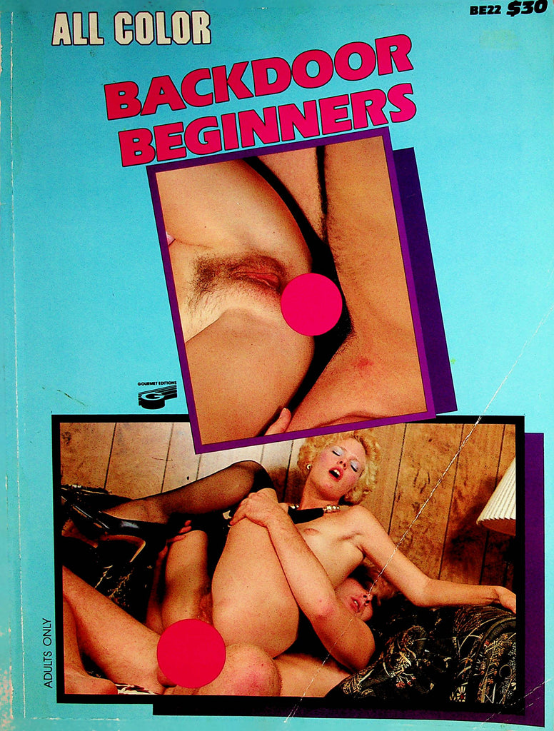 Backdoor Beginners Magazine  Carla Couldn't Get Enough! September 1986   Gourmet Edition   072722lm-p