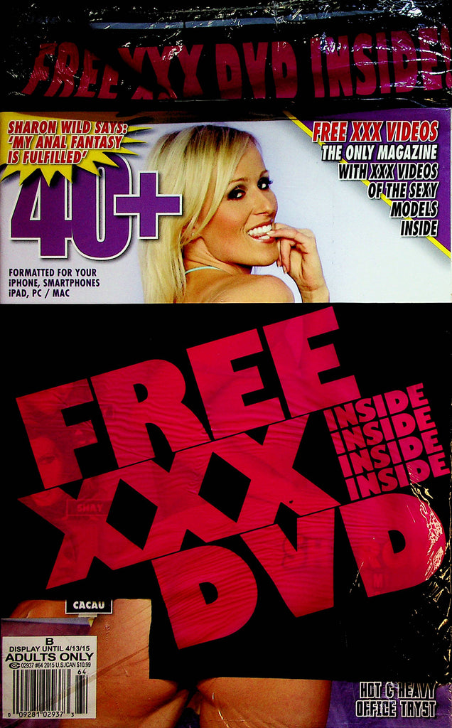 40+ Magazine  Covergirl Sharon  #64 2015   w/DVD  new   031423lm-p