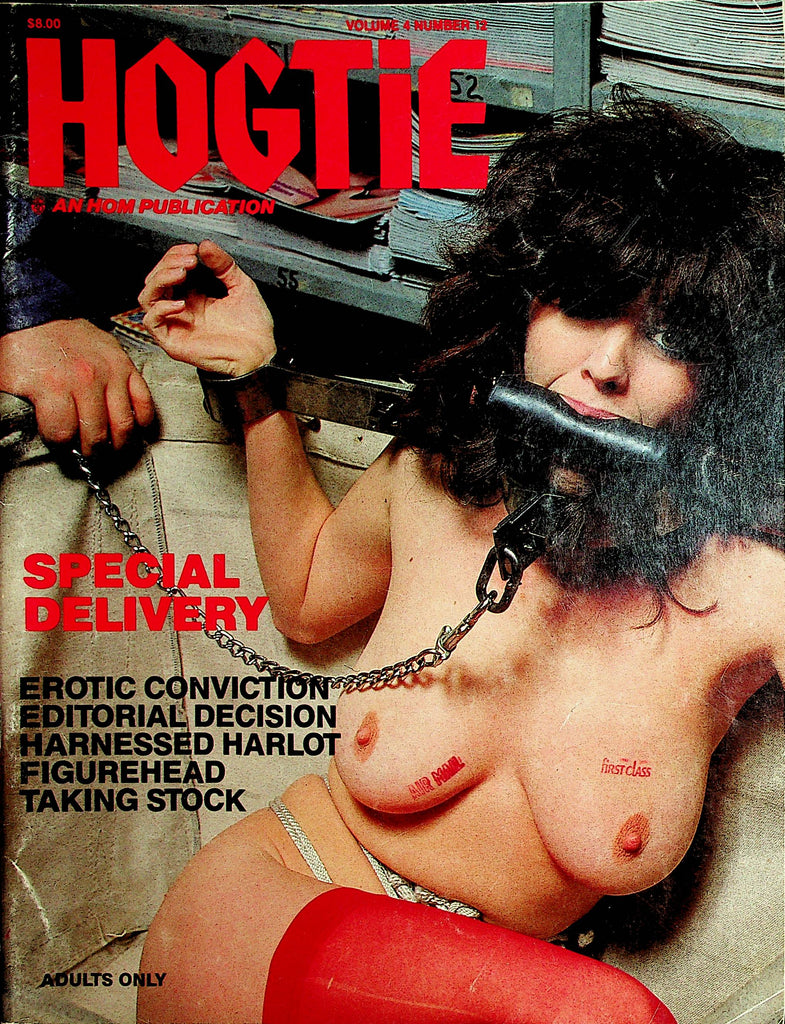 Hogtie Bondage Magazine   Harnessed Harlot  vol.4 #12 1987 HOM  Publication   120821lm-dm