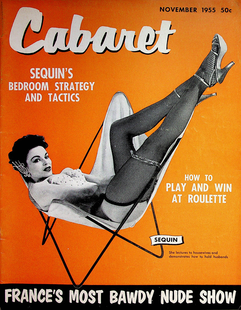 Cabaret Magazine  France's Most Bawdy Nude Show  November 1955    062322lm-p