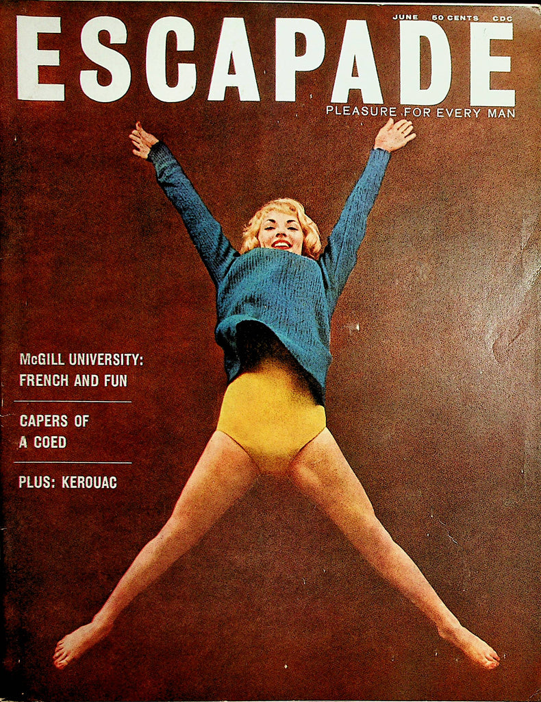 Escapade Vintage Magazine  Centerfold Girl Monica March  June 1960     100121lm-dm