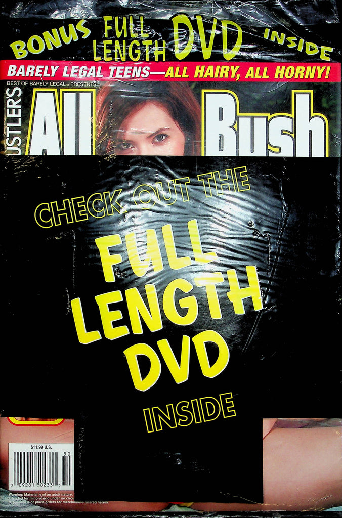 Hustler's All Bush Magazine Dakota & Emberly & Beverly 2014 W/DVD 100622RP