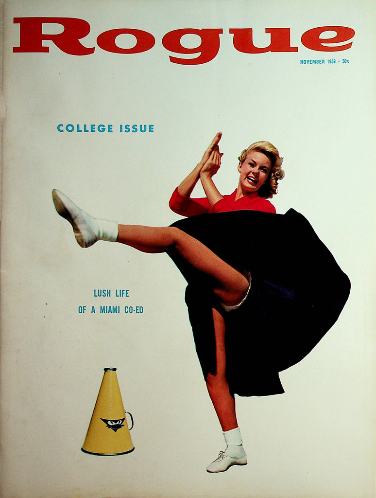Rogue Vintage Magazine  Lush Life Of A Miami Co-Ed   November 1959  College Issue       112621lm-dm