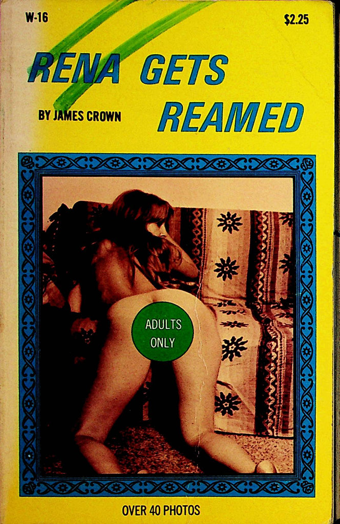Rena Gets Reamed Novel by James Crown  1970  Over 40 Photos!      092421lm-dm