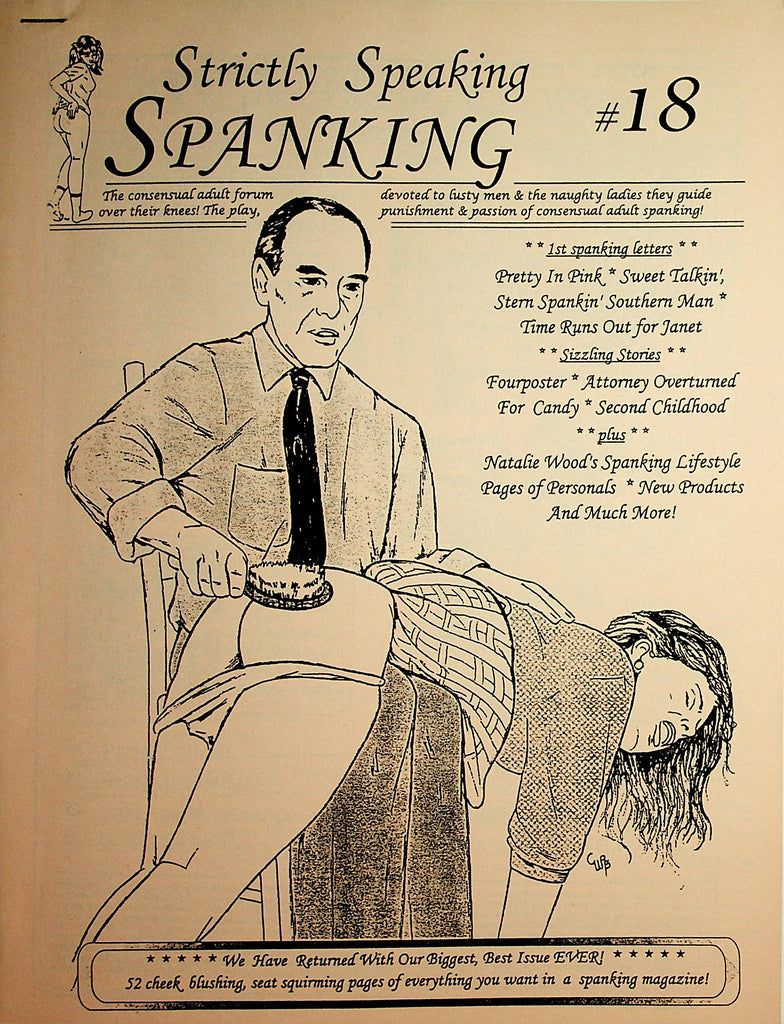 Strictly Speaking Spanking Forum Magazine Coming Out Adventures #18 June/  July 1993 073122lm-p