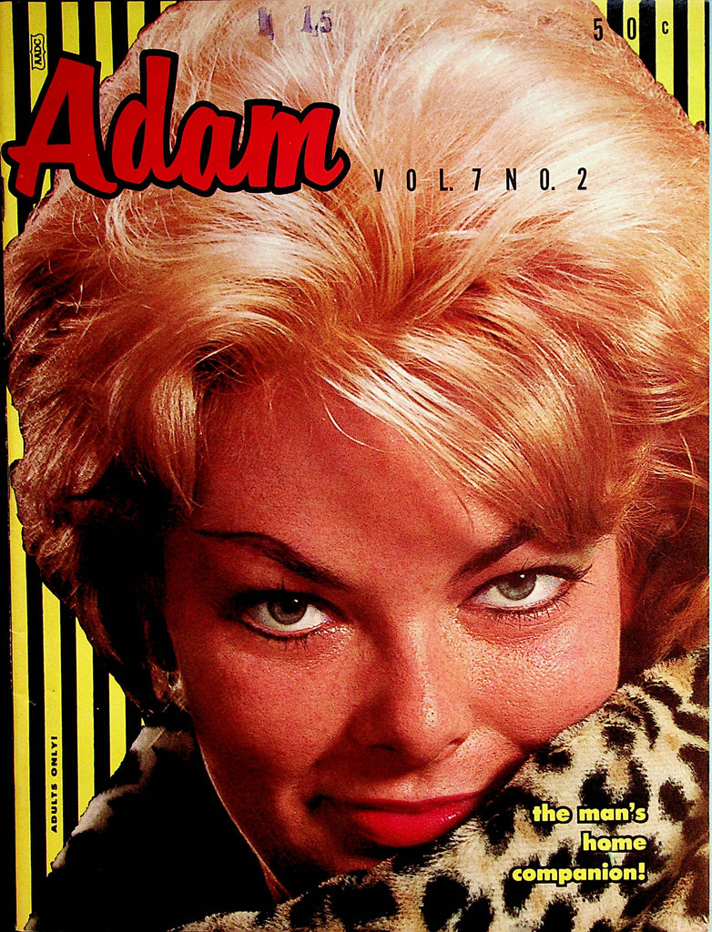 Adam Vintage Magazine  Covergirl Laurel Woods  vol.7 #2 1962    081922lm-p