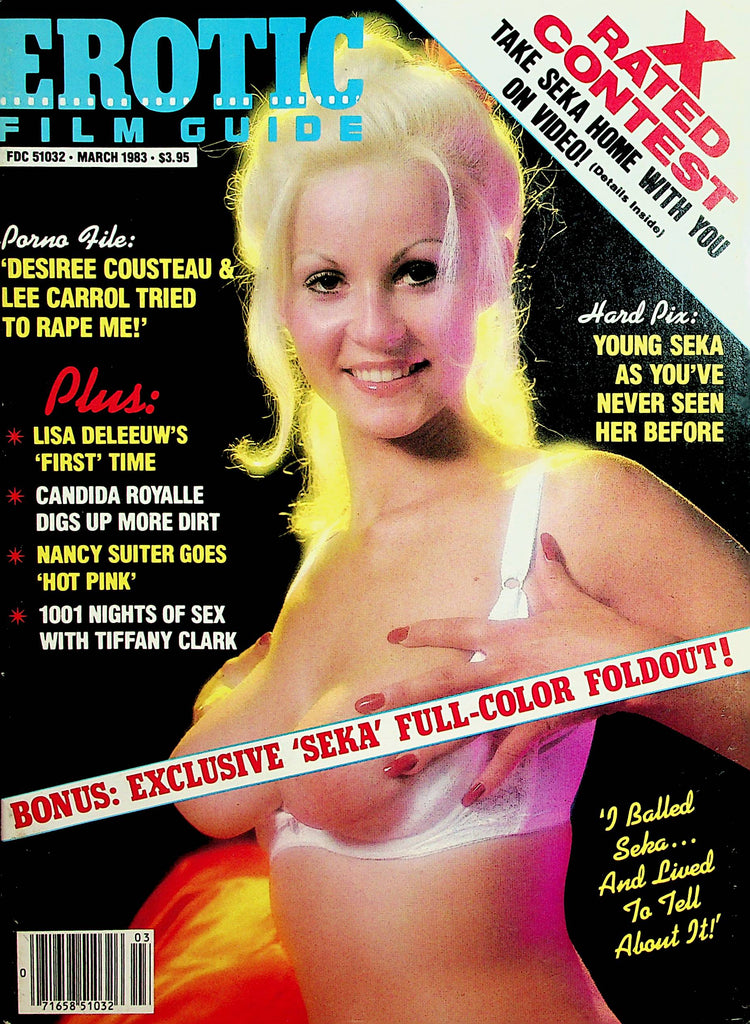 Erotic Film Guide Magazine  Seka / Lisa Deleeuw / Nancy Suiter  March 1983     030322lm-p3