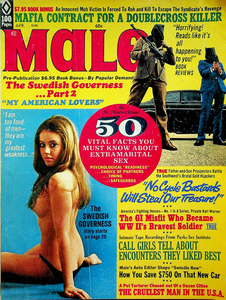 Male Magazine The Swedish Governess April 1973 072822RP