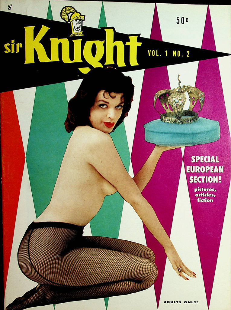 Sir Knight Magazine  Covergirl Barbara Barrett  vol.1 #2 1958   093021lm-dm