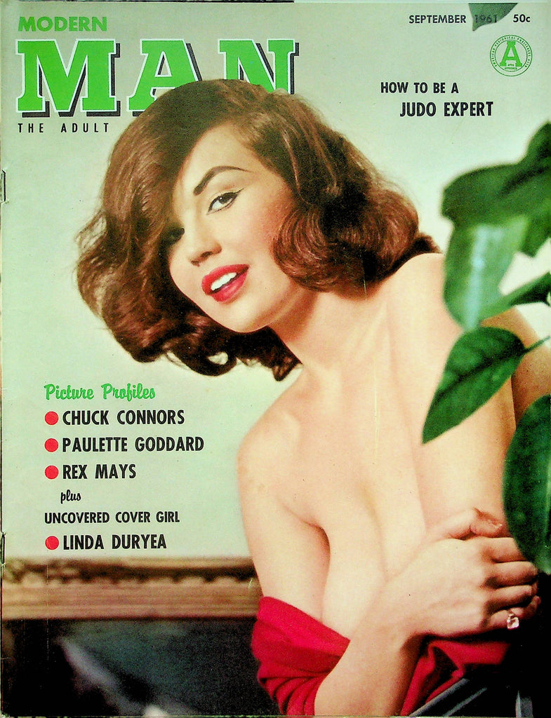 Modern Man Magazine Chuck Connors Paulette Goddard September 1961 061622RP