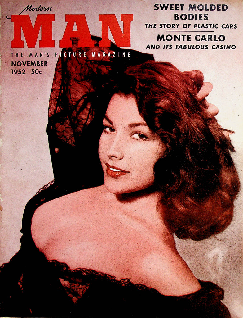 Modern Man Vintage Magazine   Pat Hall...Queen Of The Cover Girls  November 1952    080622lm-p