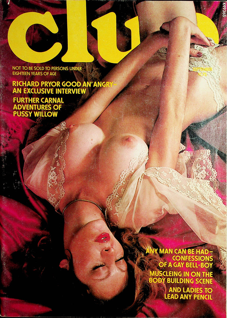 Club Magazine  Jacqui / Richard Pryor Interview  September 1976 Paul Raymond 052821lm-sh