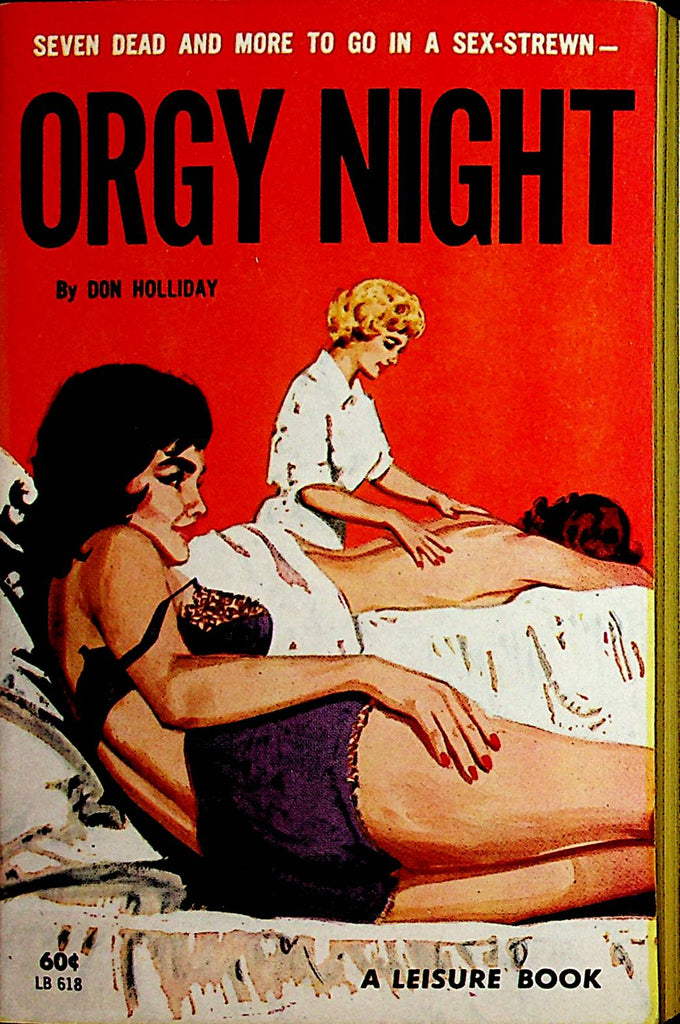 Orgy Night Novel  by Don Holliday 1963  Leisure Book   110521lm-dm2