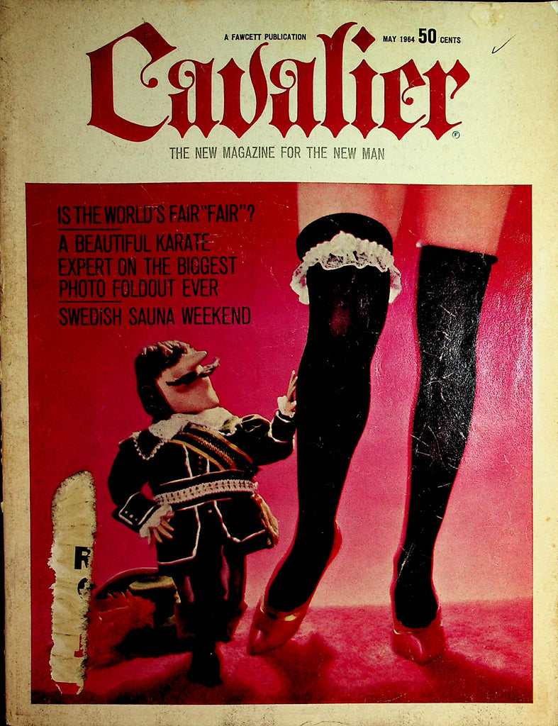 Cavalier Vintage Magazine  Centerfold Girl Sharon McCord  May 1964   100121lm-dm